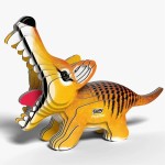 Eugy - Tassie Tiger - 3D Cardboard Model Eugy - Tassie Tiger - 3D Cardboard Model